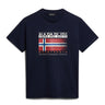 Napapijri T-shirts Kreis t-shirt - blue marine
