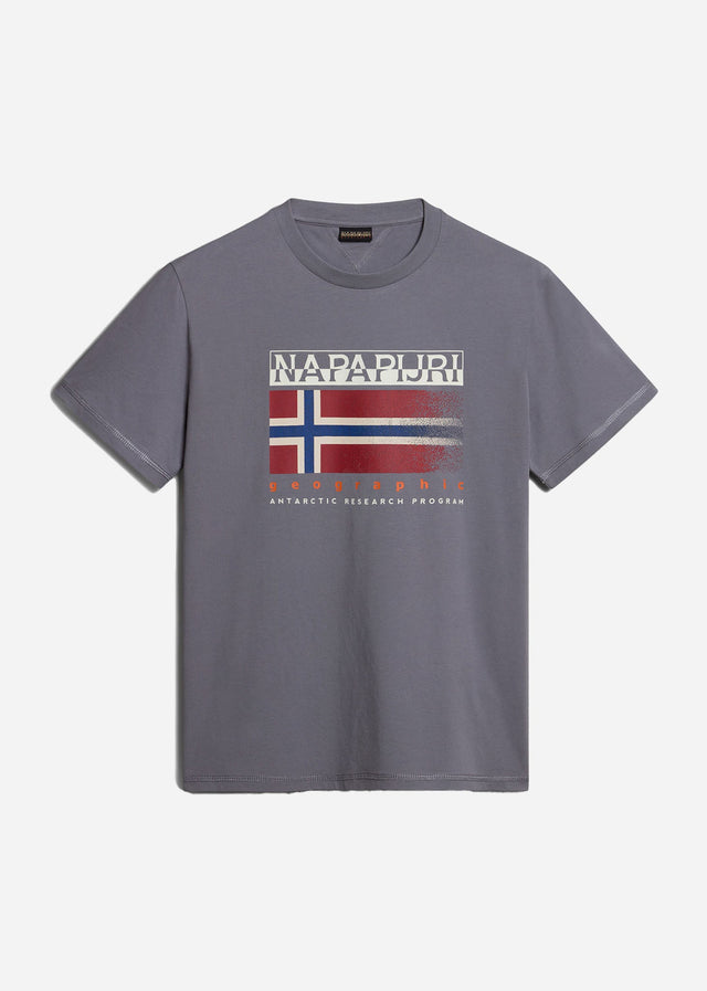 Napapijri T-Shirts Kreis t-shirt - grey owl