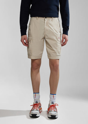 Napapijri Korte Broeken  Noto 2.0 short - beige silvr
