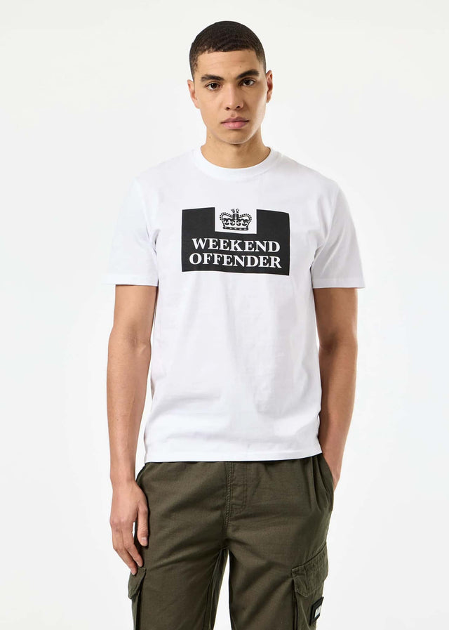 Weekend Offender T-Shirts Prison - white