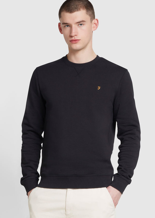 Farah Pullover Sweatshirt tim new crew - black