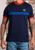 Sergio Tacchini T-shirts Supermac tee - maritime blue adrenaline rush nautical b