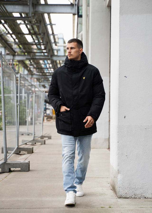 Lyle & Scott Jacken Membrane parka - jet black