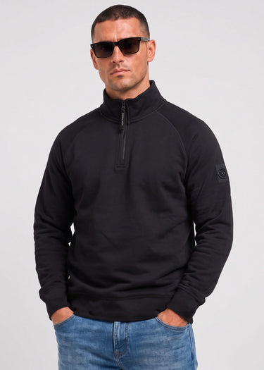 Marshall Artist Truien Siren quarter zip sweat - black
