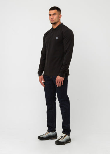 Marshall Artist Longsleeve Polo's  Siren ls polo - black
