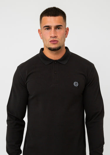 Marshall Artist Longsleeve Polo's  Siren ls polo - black