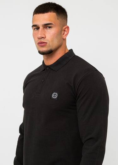 Marshall Artist Longsleeve Polo's  Siren ls polo - black