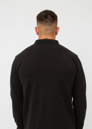 Marshall Artist Longsleeve Polo's  Siren ls polo - black
