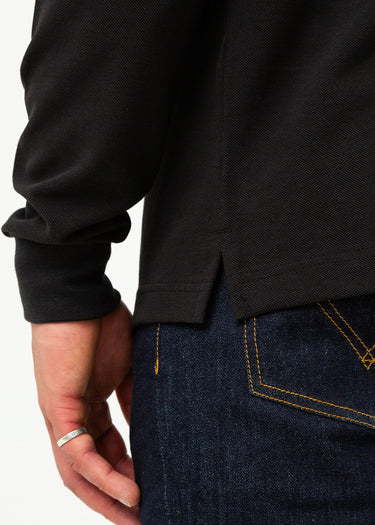 Marshall Artist Longsleeve Polo's  Siren ls polo - black