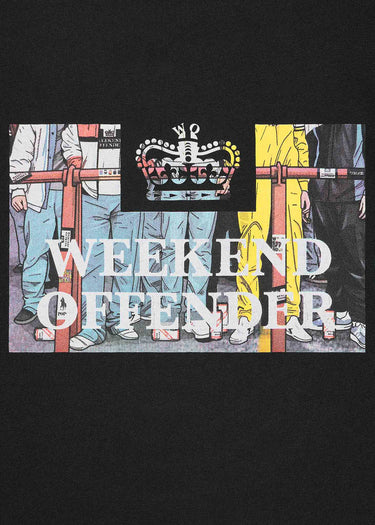 Weekend Offender T-shirts Bissel - black