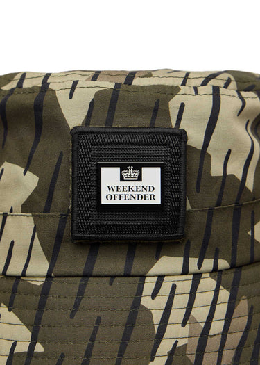 Weekend Offender Bucket Hats Choroni camo - castle green rain camo