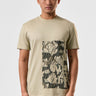 Weekend Offender T-shirts Noosa camo - castle green rain camo