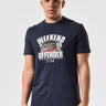 Weekend Offender T-shirts Pyramid - navy