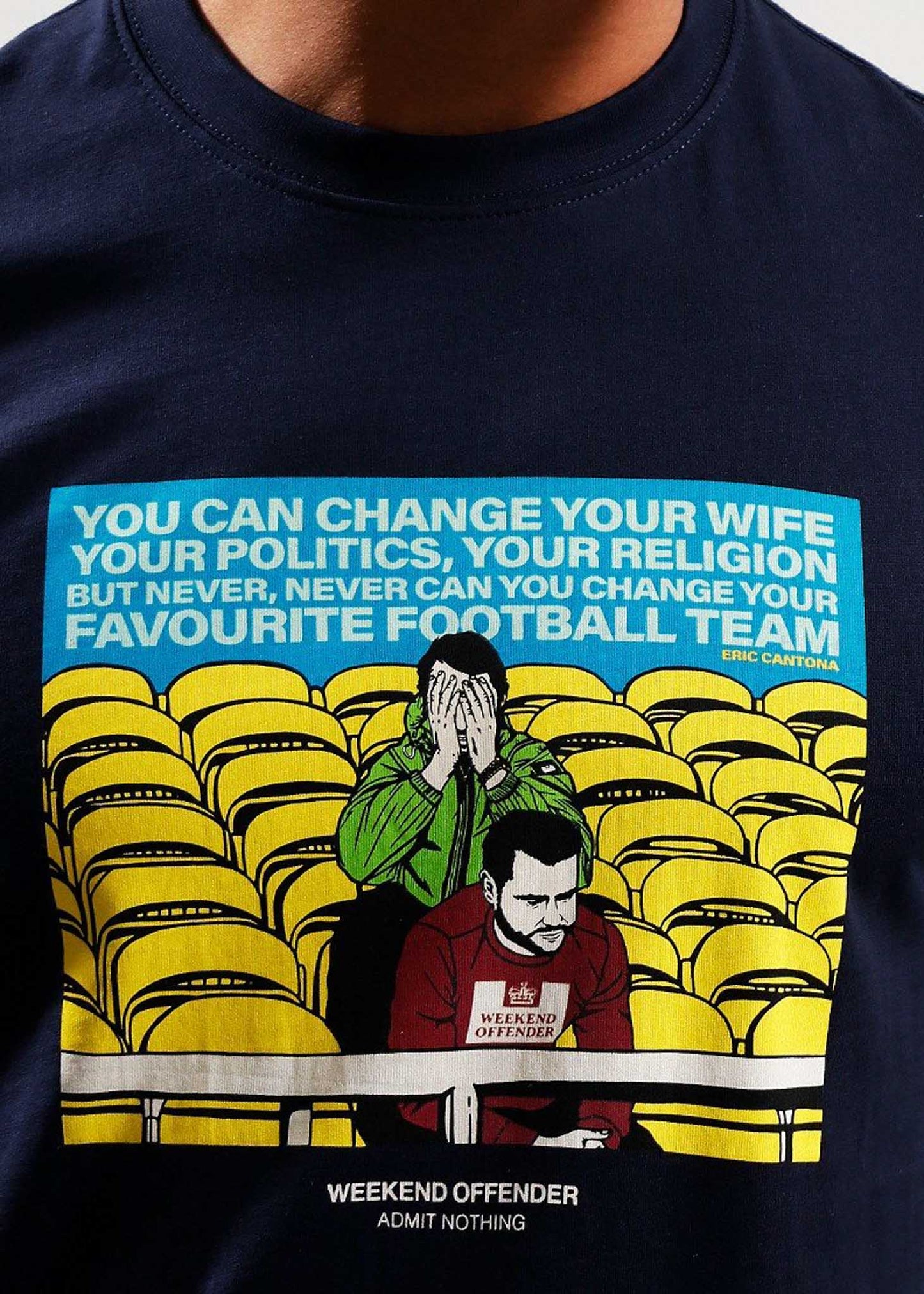 Weekend Offender T-shirts Eric - Navy