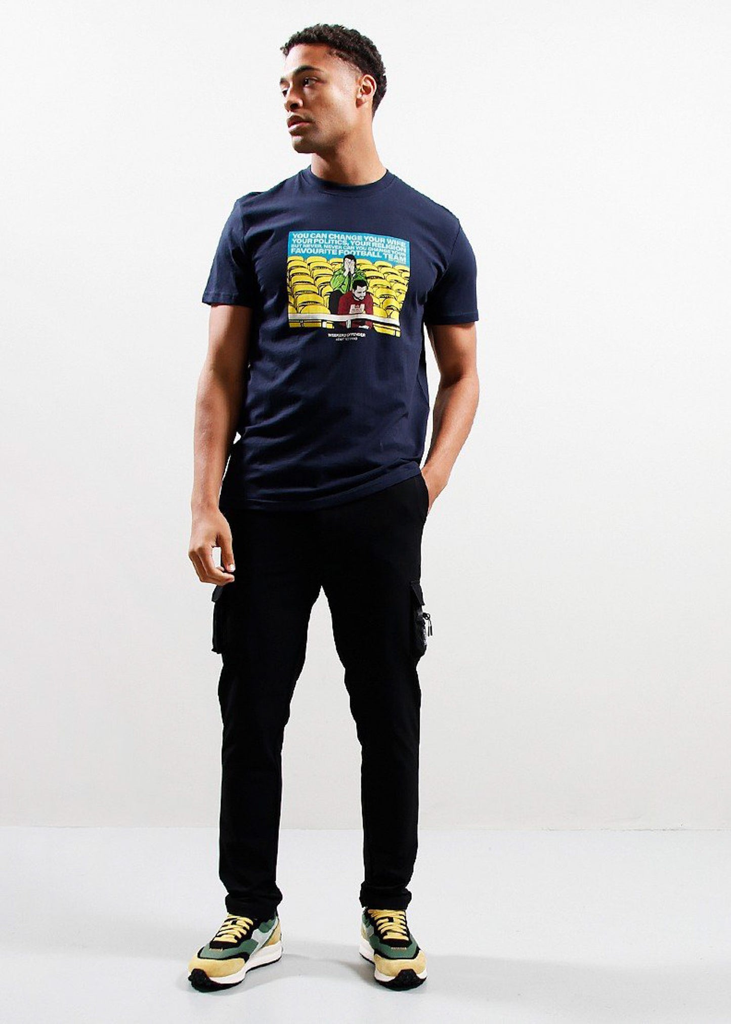 Weekend Offender T-shirts Eric - Navy