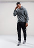 Weekend Offender Hoodies Ribbe - zinc