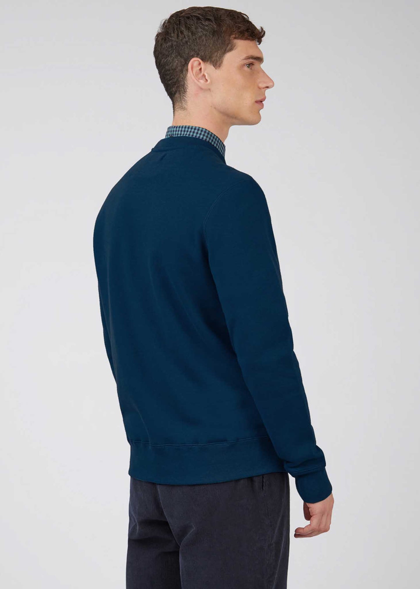 Ben Sherman Truien B logo crew - marine