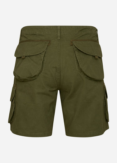 Peaceful Hooligan Korte Broeken Bunker shorts - khaki
