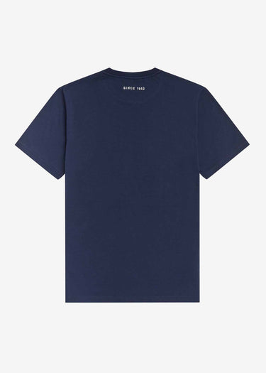 Fred Perry T-shirts Tonal graphic t-shirt - carbon blue