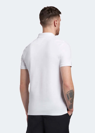 Lyle & Scott Polo's Plain polo shirt - white