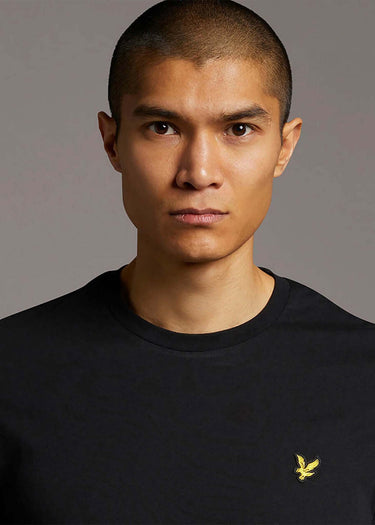 Lyle & Scott T-shirts Plain t-shirt - jet black 3 pack