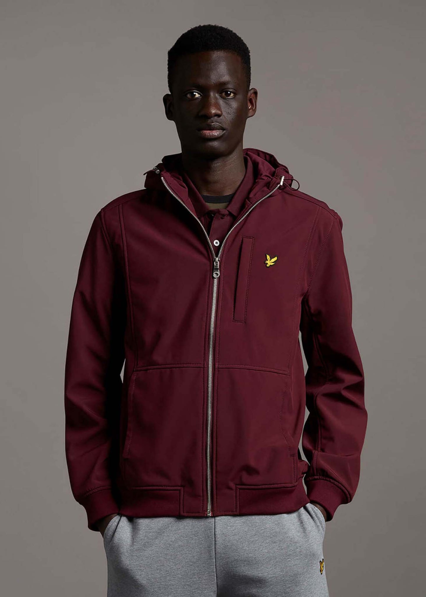 Lyle & Scott Jassen Softshell jacket - burgundy