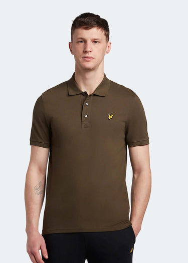 Lyle & Scott Polo's Plain polo shirt - olive