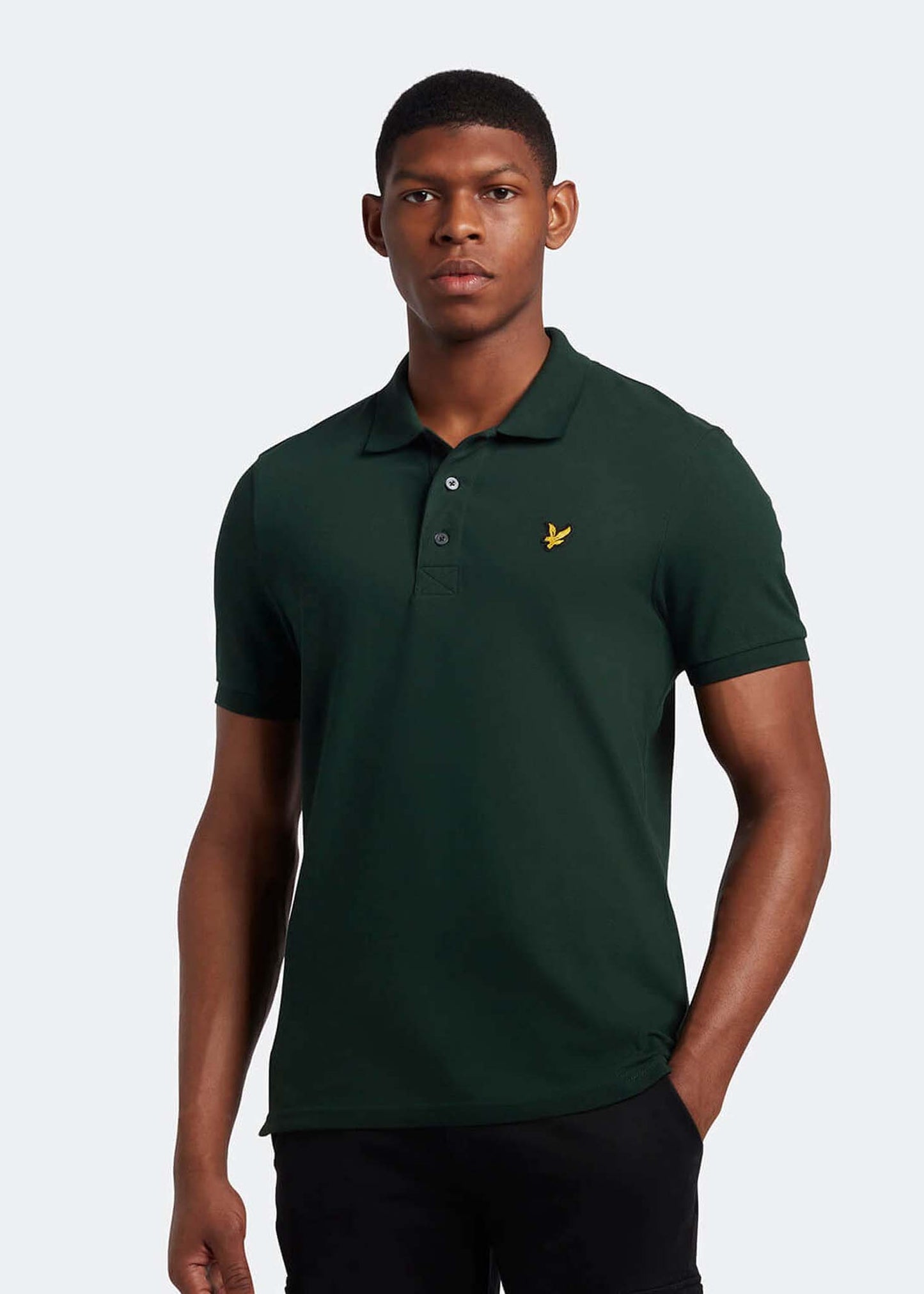 Lyle & Scott Polo's Plain polo shirt - dark green