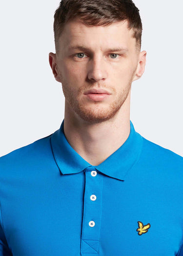 Lyle & Scott Polo's Plain polo shirt - spring blue
