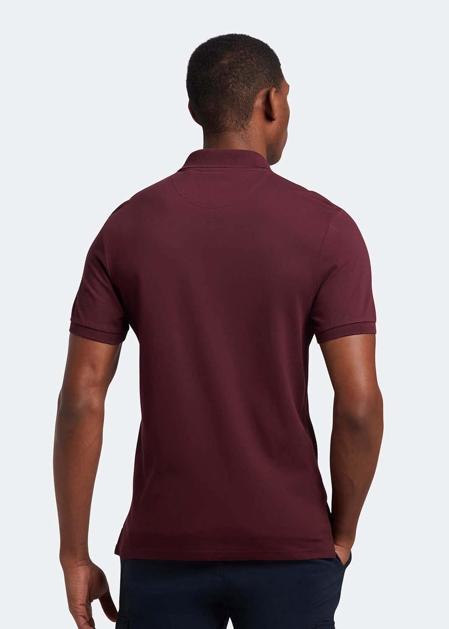 Lyle & Scott Polo's Plain polo shirt - burgundy