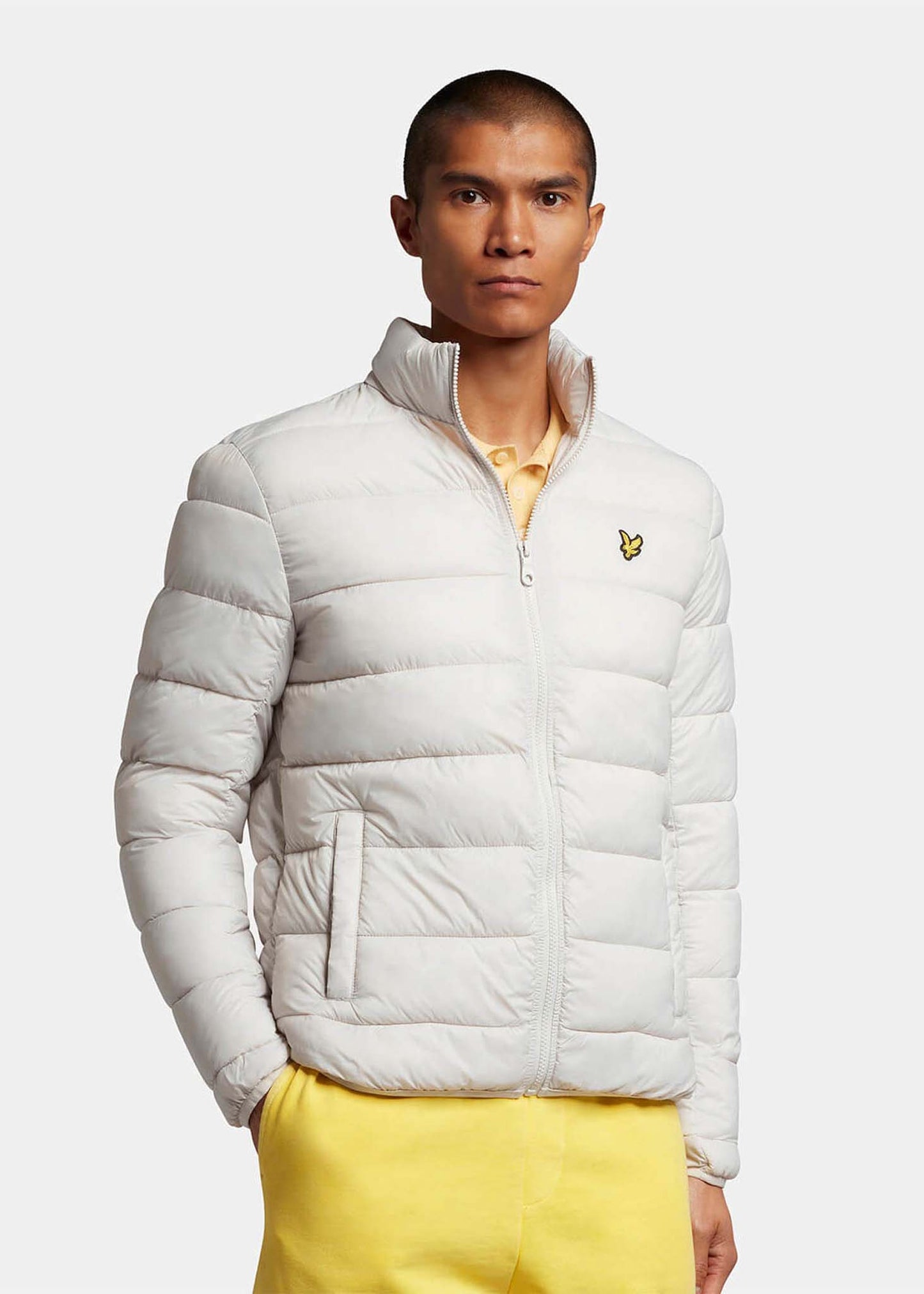 Lyle & Scott Jassen Lightweight padded jacket - light mist