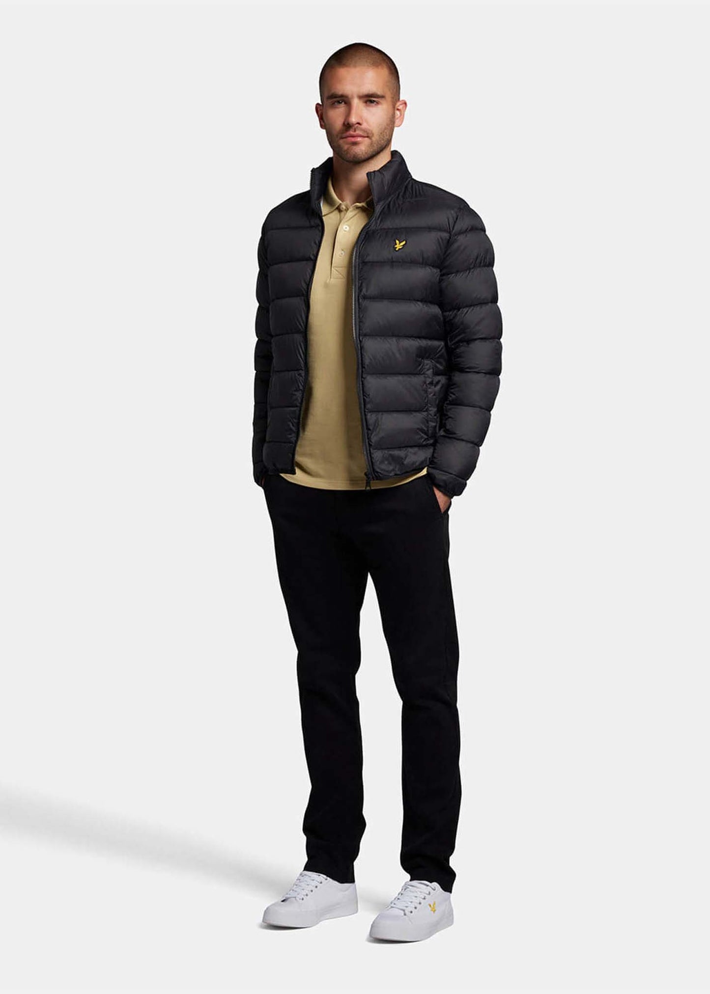 Lyle & Scott Jassen Lightweight padded jacket - jet black