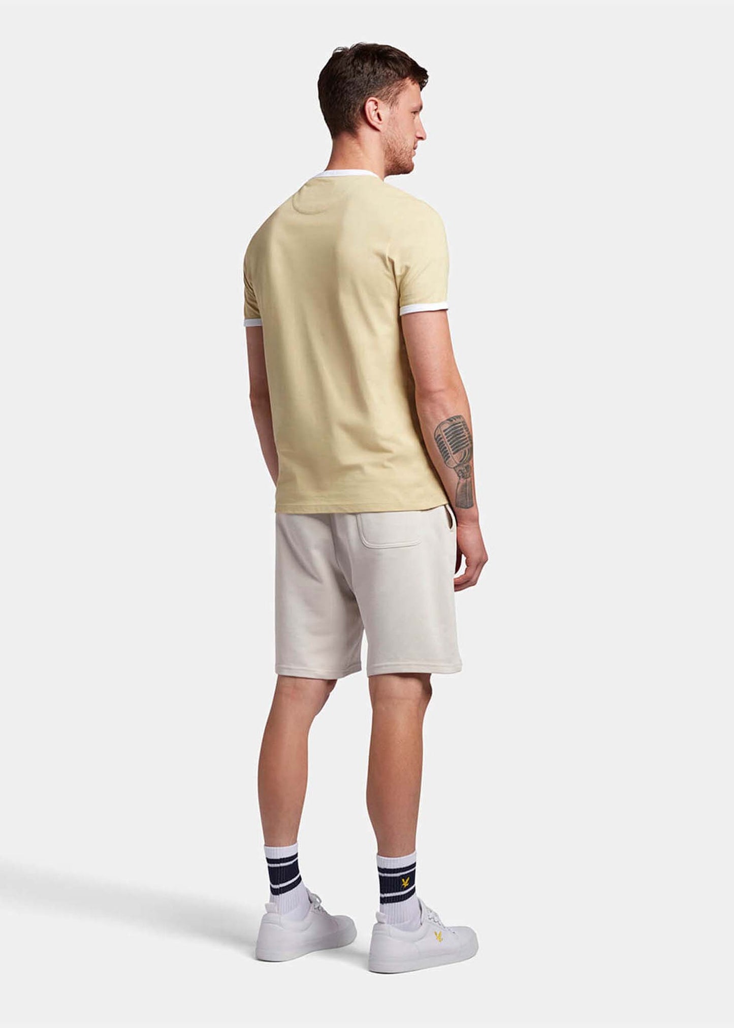 Lyle & Scott Korte Broeken Sweat short - light mist