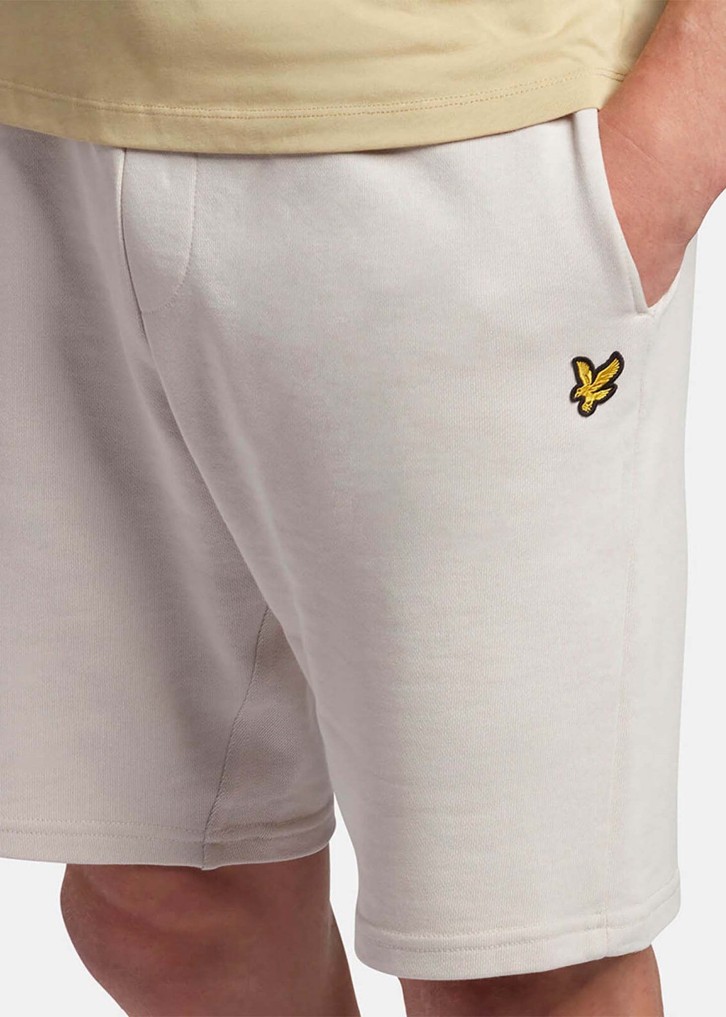 Lyle & Scott Korte Broeken Sweat short - light mist