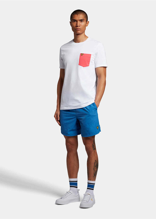 Lyle & Scott Badeshorts Plain swimshort - spring blue
