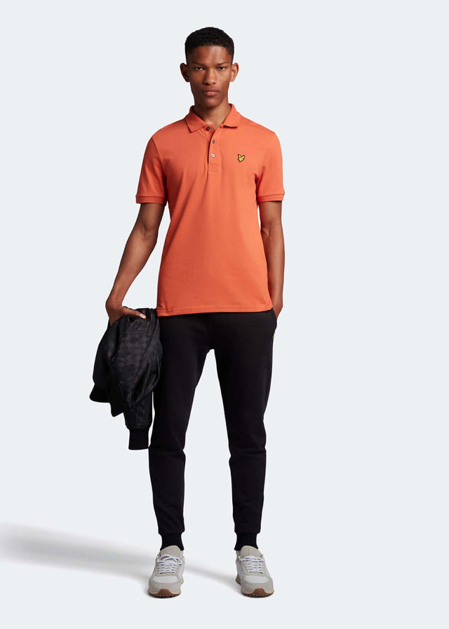 Lyle & Scott Poloshirts Plain polo shirt - victory orange