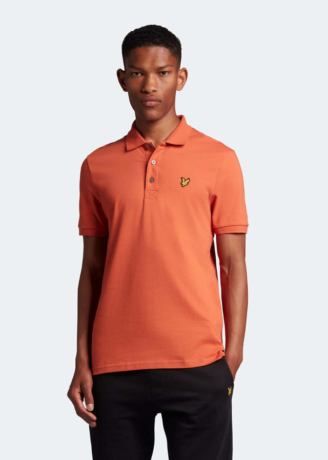 Lyle & Scott Poloshirts Plain polo shirt - victory orange