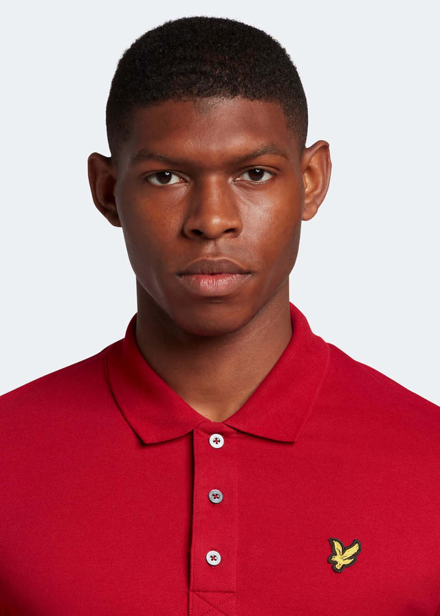 Lyle & Scott Poloshirts Plain polo shirt - tunnel red