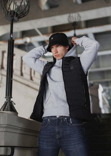 Marshall Artist Bodywarmers  Lightweight bubble gilet - black