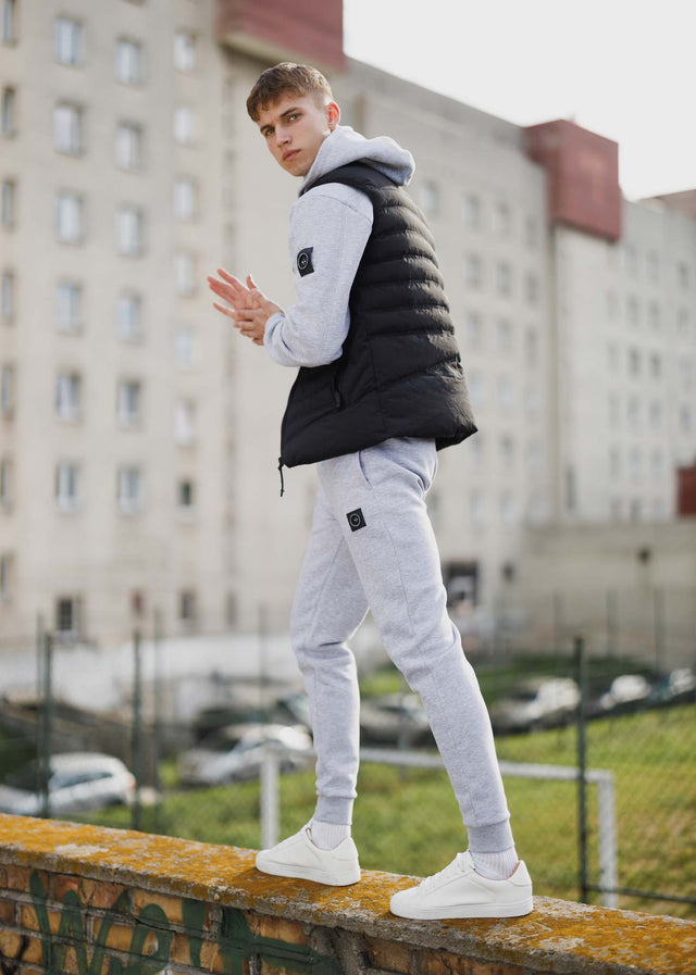 Marshall Artist Jogginghosen Siren slim jogger - grey marl