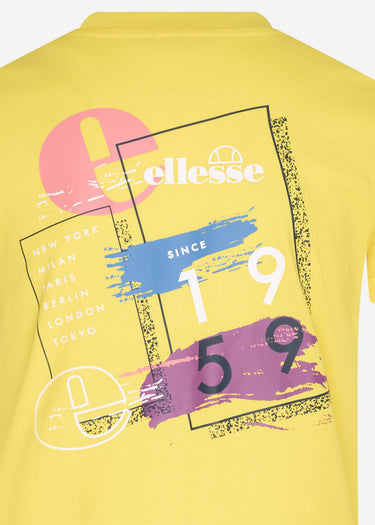 Ellesse T-shirts Saigo tee - yellow