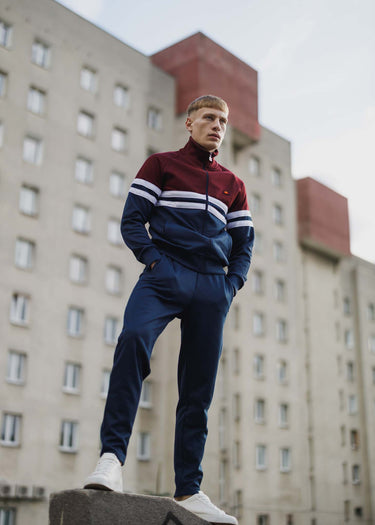 Ellesse Vesten Prende track top - burgundy