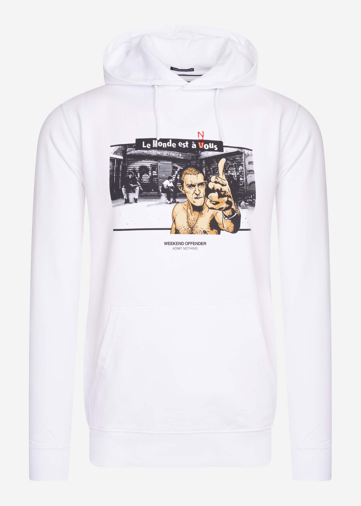 Weekend Offender Hoodies La haine hoodie - white