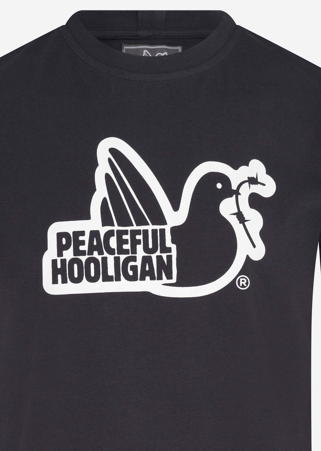 Peaceful Hooligan T-Shirts Outline t-shirt - navy
