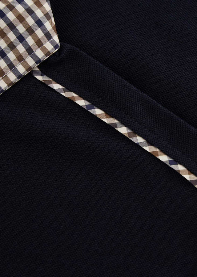 Weekend Offender Langarm Polos Tavarez - navy