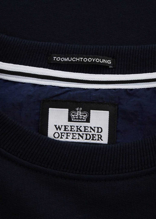 Weekend Offender Pullover F bomb - navy