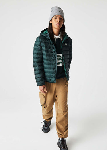 Lacoste Jassen  Hooded jacket - sinople