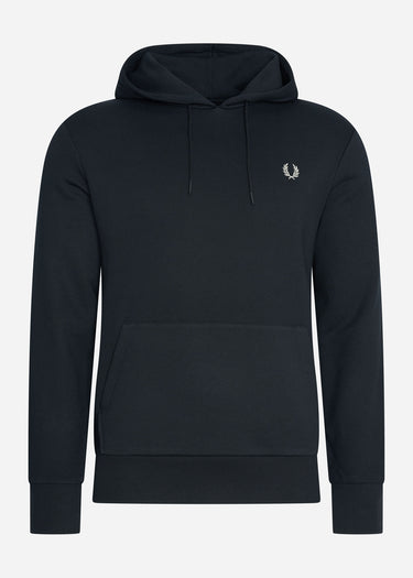 Fred Perry Hoodies Laurel wreath hooded sweat - black