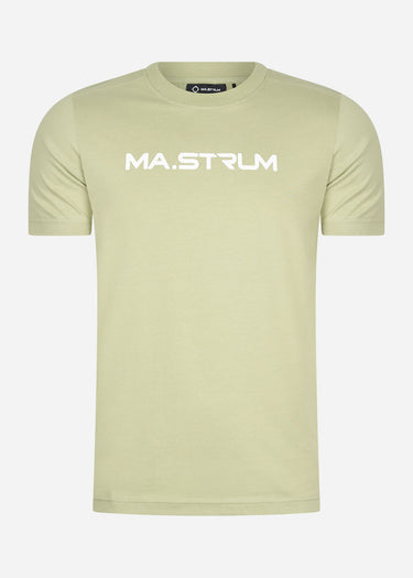 MA.Strum T-shirts MA.Strum chest print tee - tea