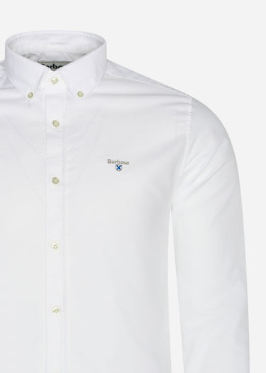 Barbour Overhemden Oxford 3 tailored shirt - white